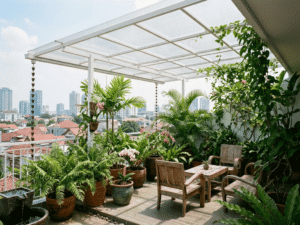 atap polycarbonate rooftop