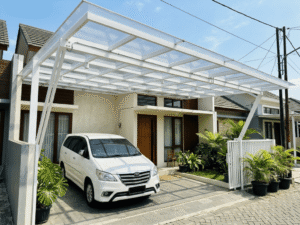 desain kanopi garasi mobil