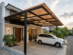 warna atap polikarbonat bronze