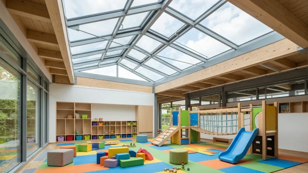 Skylight pada Ruang Bermain Indoor