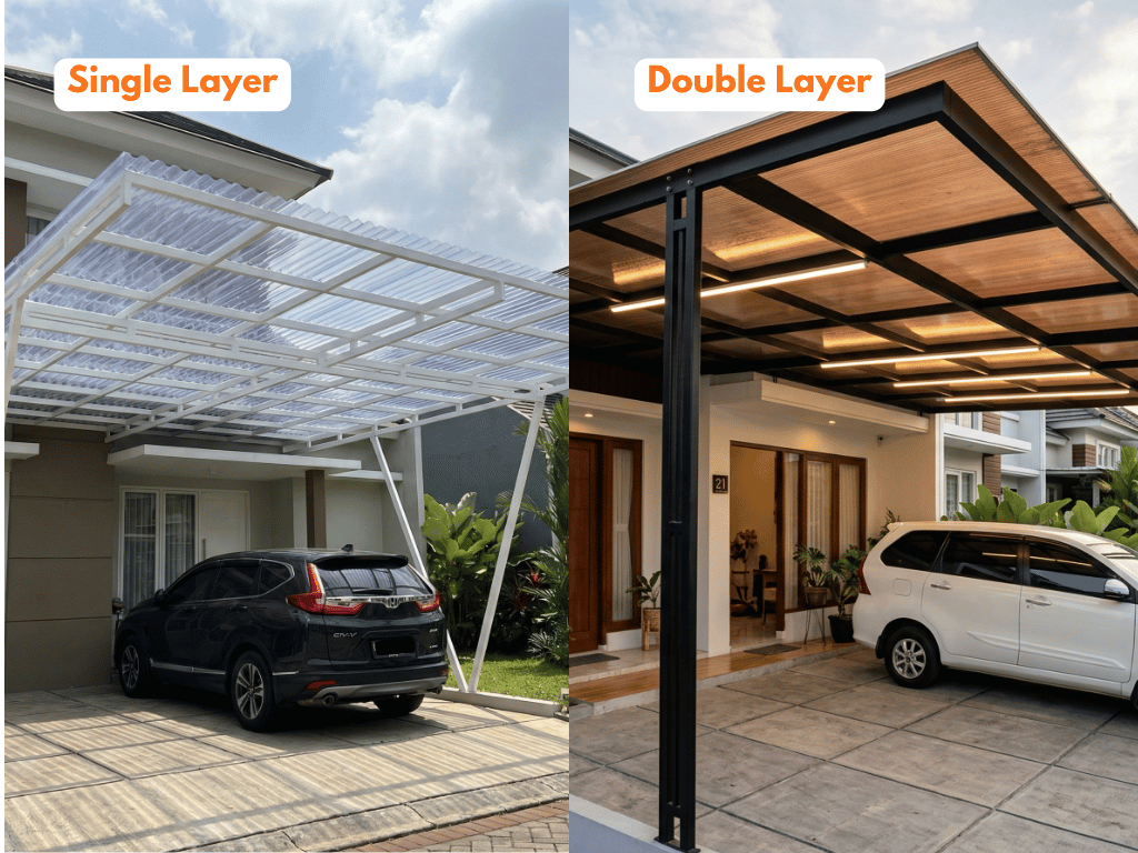 jenis atap polycarbonate