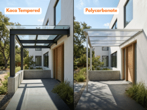 Perbandingan Polycarbonate vs Kaca Tempered