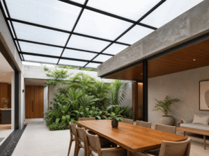 Rumah Konsep Semi Terbuka