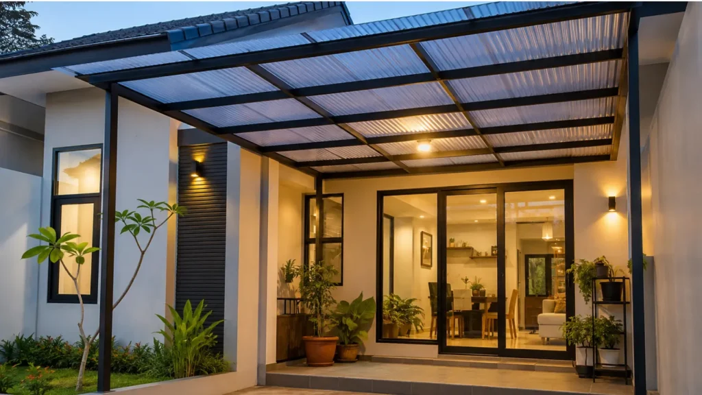 Cara pasang atap polycarbonate
