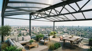 Atap polycarbonate untuk rooftop