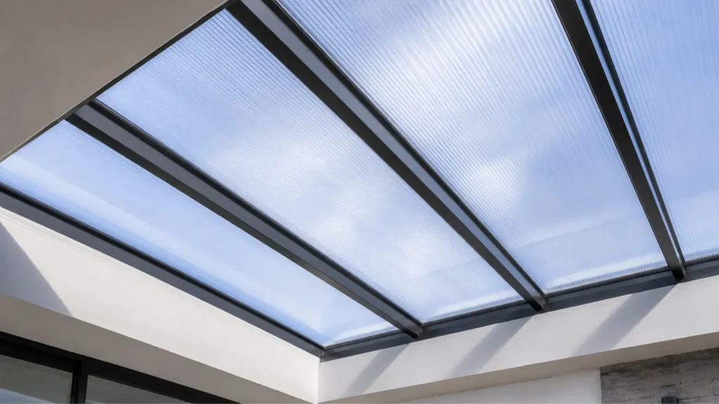 Atap skylight dengan polycarbonate