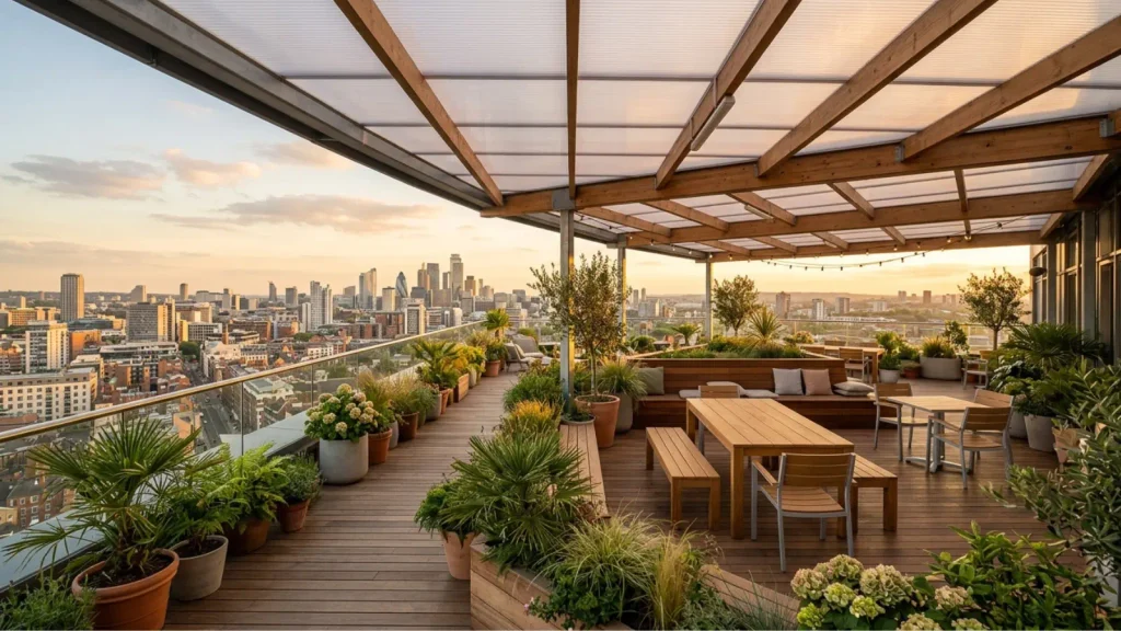 Rooftop area komunal