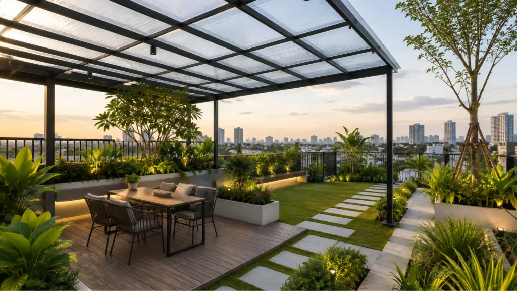 Rooftop garden