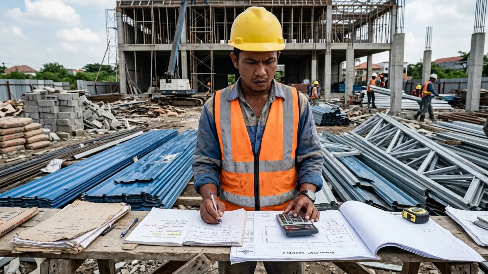 kesalahan menghitung kebutuhan material