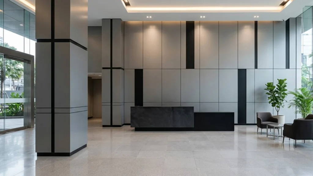 Bahan ACP untuk interior ruangan