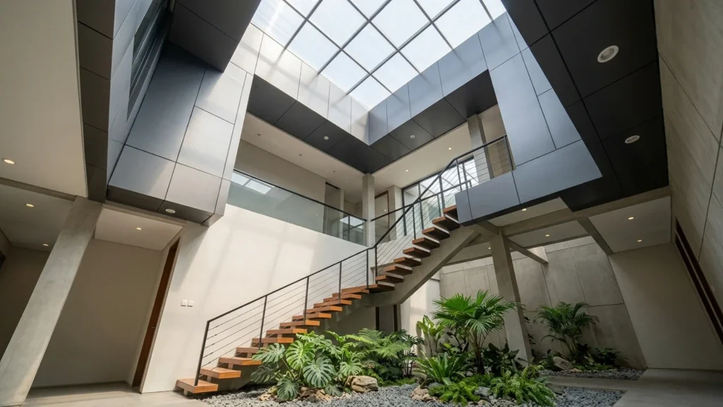 Skylight pada Void dan Area Tangga