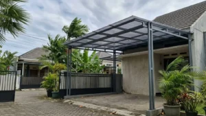 tekanan angin pada atap kanopi